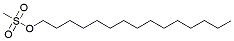 Molecular structure of the compound: 1-Pentadecanol, methanesulfonate
