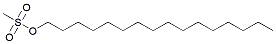 Molecular structure of the compound: 1-Hexadecanol, 1-methanesulfonate
