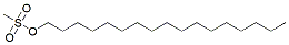 Molecular structure of the compound: 1-Heptadecanol, methanesulfonate