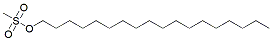 Molecular structure of the compound: Octadecyl methanesulfonate
