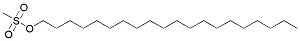 Molecular structure of the compound: Eicosyl methane sulfonate