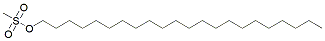 Molecular structure of the compound: 1-Docosanol, methanesulfonate