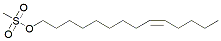 Molecular structure of the compound: 9-Tetradecen-1-ol, methanesulfonate, (Z)-