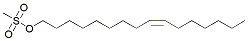 Molecular structure of the compound: Cis-9-hexadecenyl methanesulfonate