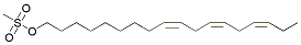 Molecular structure of the compound: 9,12,15-Octadecatrien-1-ol, methanesulfonate, (Z,Z,Z)-