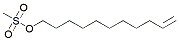Molecular structure of the compound: 10-Undecen-1-ol, methanesulfonate