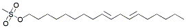 Molecular structure of the compound: Linoelaidyl methane sulfonate