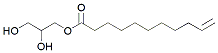 Molecular structure of the compound: 2,3-Dihydroxypropyl 10-undecenoate