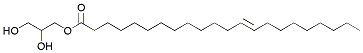 Molecular structure of the compound: 2,3-Dihydroxypropyl (13Z)-13-docosenoate