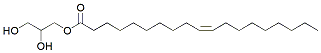 Molecular structure of the compound: 2,3-Dihydroxypropyl (Z)-nonadec-10-enoate