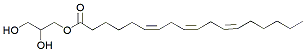 Molecular structure of the compound: 2,3-Dihydroxypropyl (6Z,9Z,12Z)-6,9,12-octadecatrienoate