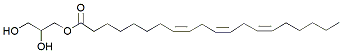 Molecular structure of the compound: 8(Z),11(Z),14(Z)-Monoeicosatrienoin