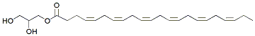 Molecular structure of the compound: 1-Docosahexaenoyl-rac-glycerol