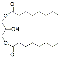 Molecular structure of the compound: 1,3-Dioctanoyl Glycerol