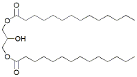 Molecular structure of the compound: 13-Dimyristoyl Glycerol