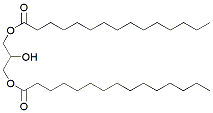 Molecular structure of the compound: 13-Dipentadecanoyl Glycerol