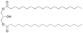 Molecular structure of the compound: 1,3-Diarachidoyl Glycerol