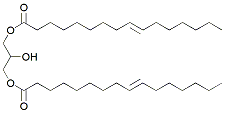Molecular structure of the compound: 1,3-Di-9(E)-Palmitoleoyl Glycerol