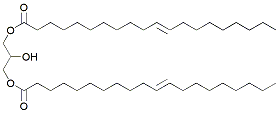 Molecular structure of the compound: 1,3-Dieicosenoin (11E)