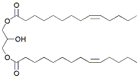 Molecular structure of the compound: 1,3-Ditetradecenoin (9Z)