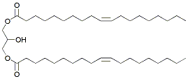 Molecular structure of the compound: 1,3-Dinonadecenoin (10Z)