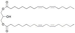 Molecular structure of the compound: 1,3-Dilinoleoyl Glycerol