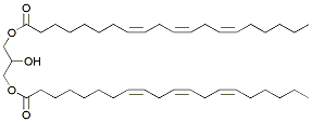 Molecular structure of the compound: 1,3-Dieicosatrienoin (8Z,11Z,14Z)