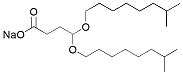 Molecular structure of the compound: 4,4-bis(7-methyloctyloxy)butanoate sodium salt