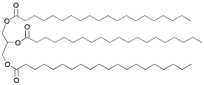 Molecular structure of the compound: Triarachidin