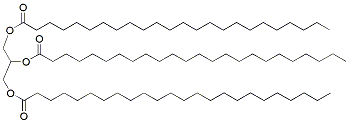 Molecular structure of the compound: 1,2,3-Trilignoceroyl Glycerol