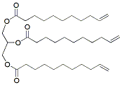 Molecular structure of the compound: 1,2,3-Tri-10(Z)-Undecenoyl Glycerol