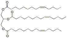Molecular structure of the compound: 123-Trimyristoleoyl Glycerol