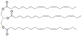 Molecular structure of the compound: Trilinolenin