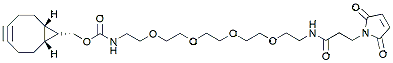 Molecular structure of the compound: endo-BCN-PEG4-Mal