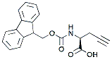 Molecular structure of the compound: Fmoc-L-propargylglycine
