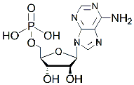 Molecular structure of the compound: 9-(Beta-D-Arabinofuranosyl)adenine 5-monophosphate