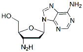 Molecular structure of the compound: 3-Amino-2,3-dideoxyadenosine