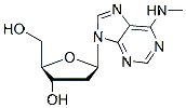 Molecular structure of the compound: N6-Methyl-2-deoxyadenosine