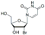 Molecular structure of the compound: 2-Bromo-2-deoxyuridine