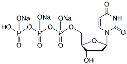 Molecular structure of the compound: 2-Deoxyuridine-5-triphosphate trisodium