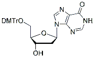 Molecular structure of the compound: 5-O-DMT-2-deoxyinosine