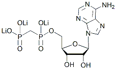 Molecular structure of the compound: Adenosine-5-diphosphate trilithium