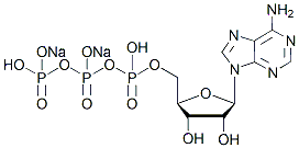 Molecular structure of the compound: Adenosine 5-triphosphate disodium