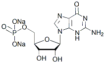Molecular structure of the compound: Guanosine 5-monophosphate disodium