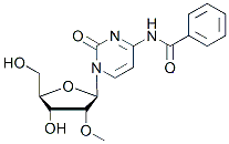 Molecular structure of the compound: N4-Benzoyl-2-O-methylcytidine