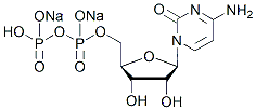 Molecular structure of the compound: Cytidine 5-diphosphate disodium