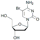Molecular structure of the compound: 5-Bromo-2-deoxycytidine