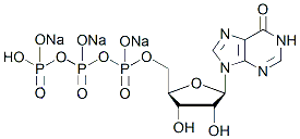 Molecular structure of the compound: Inosine-5-triphosphate trisodium