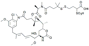 Molecular structure of the compound: DM4-S-S-Sulfo acid