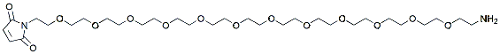 Molecular structure of the compound: Mal-PEG12-amine